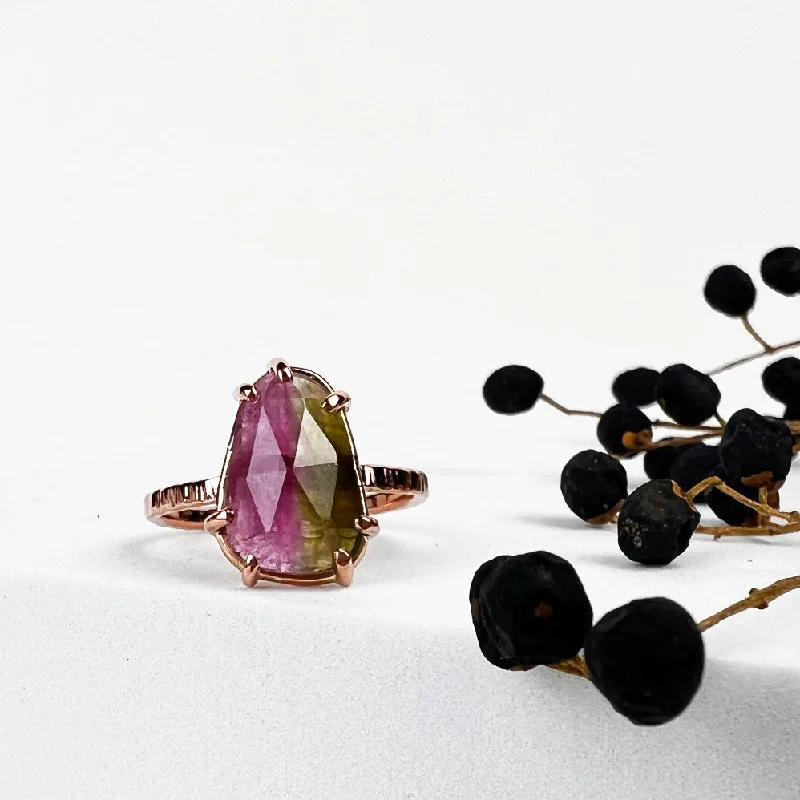 Sparkle For Less – Shop Our Limited-Time Jewelry Deals 14k Rose Watermelon Tourmaline Ring