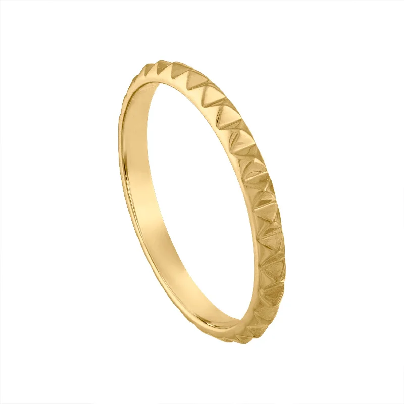 Timeless Beauty, Unbeatable Deals – Jewelry Sale On 14KT GOLD PYRAMID RING GUARD