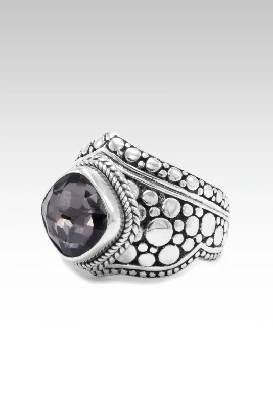 Believe Always Ring™ in Odyssey Black Knight™ Mystic Quartz