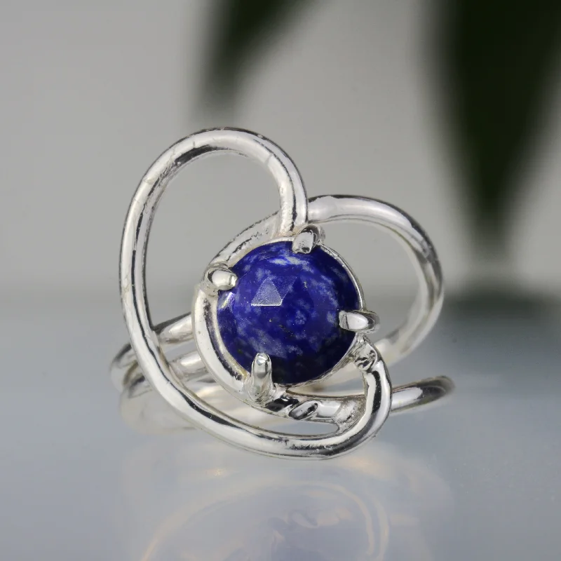 Elegant Jewelry, Exclusive Prices – Shop Now Blooming Lapis Ring