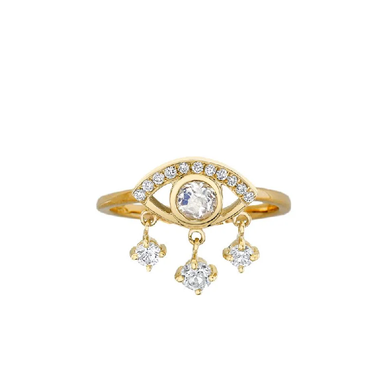 Flash Sale On Elegant Jewelry – Don't Miss Out Diamond Eye of Emotions Ring