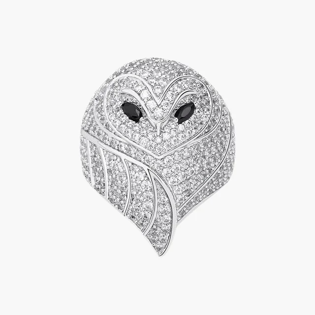 Exclusive Gemstone Jewelry At Special Prices DARK OWL RING – WHITE GOLD