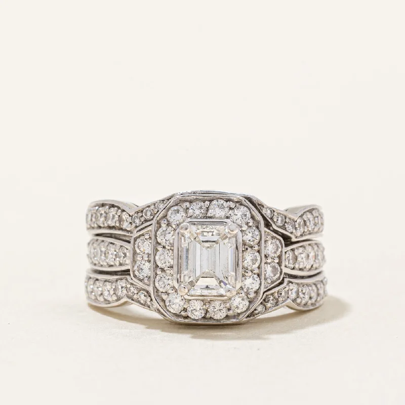 Diamond Fused Wedding Ring Set | 1.00ctw | SZ 6 |