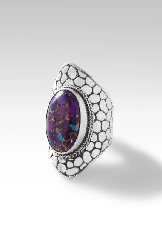 Embrace Joy Ring™ in Purple Mohave Kingman Turquoise