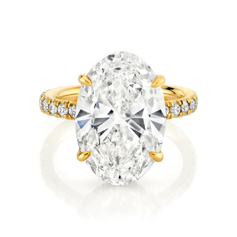 Premium Jewelry At Special Low Prices For A Limited Time Eternal Oval Diamond Ring - Setting Only