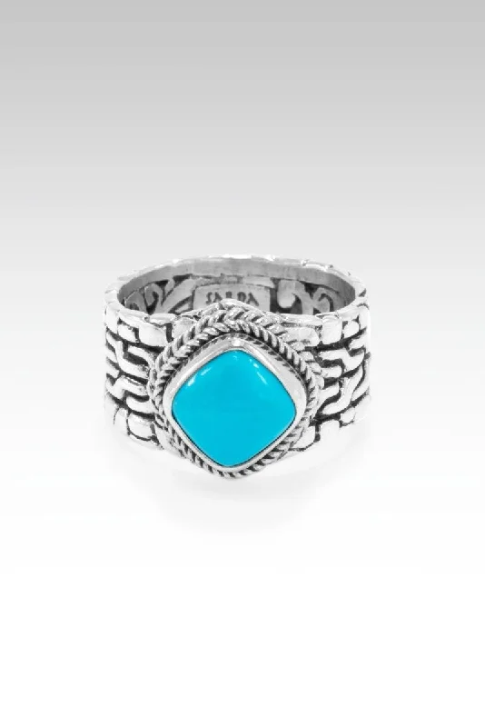 Generosity Prospers Ring II™ in Sleeping Beauty Turquoise