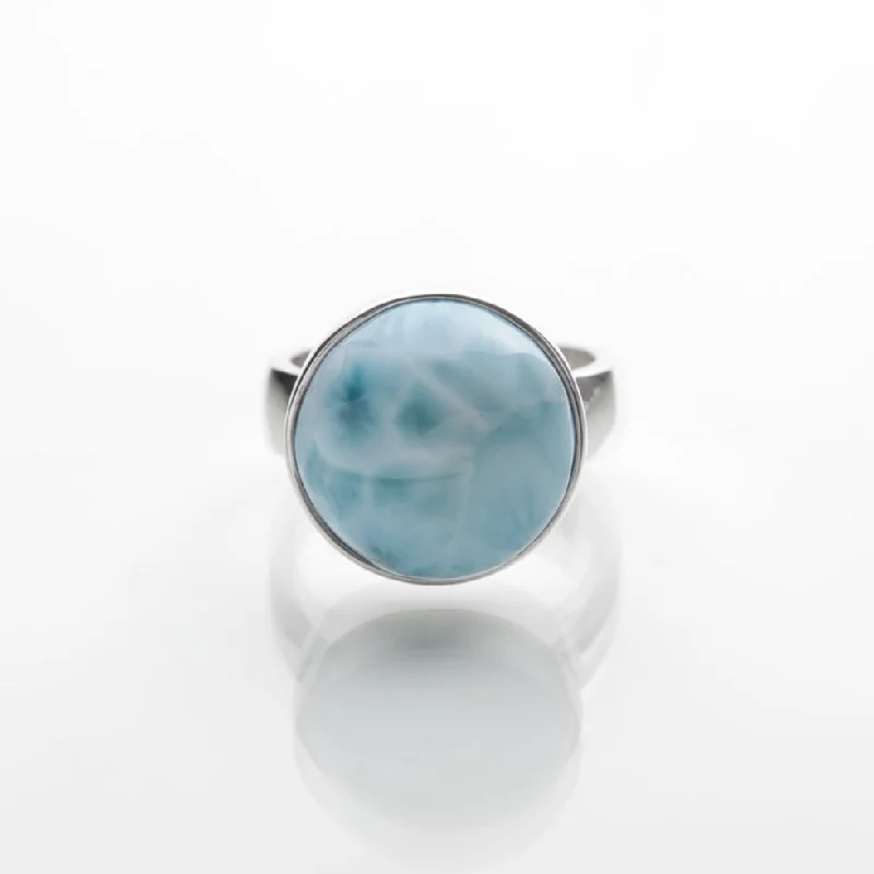 Best-Selling Jewelry Now Available At Special Deals Larimar Round Ring Victory