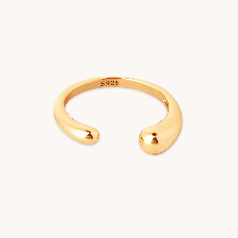 Best Jewelry Deals – Shop Premium Pieces At Great Prices Molten Open Ring in Gold