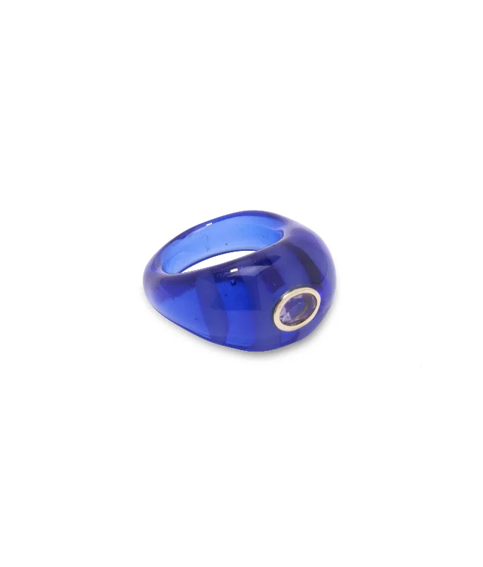 Shop Stylish Jewelry Now And Save Big Monument Ring in Azure