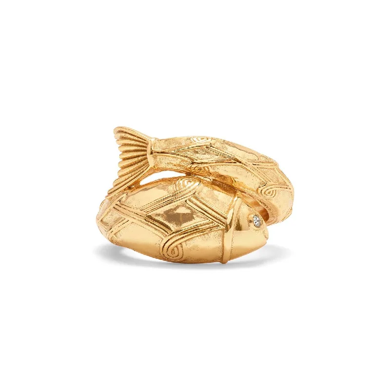 Poisson Wrap Ring - Gold