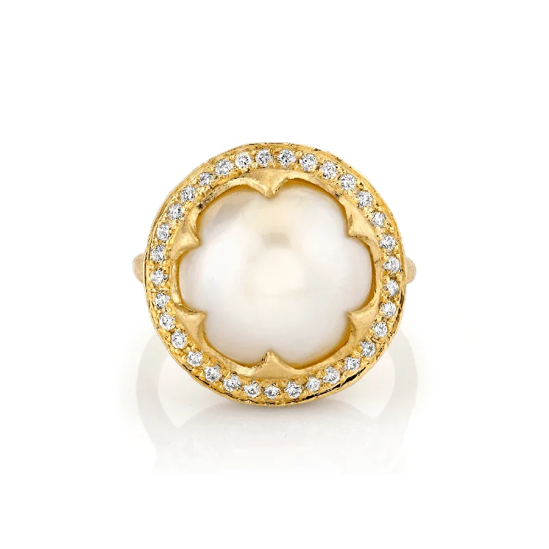 Elegant Jewelry Styles At Budget-Friendly Prices Queen Saturn Pearl Ring