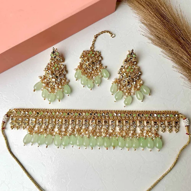 Shine Without Limits – Jewelry Sale Happening Now Roshni Set (Mint Green)