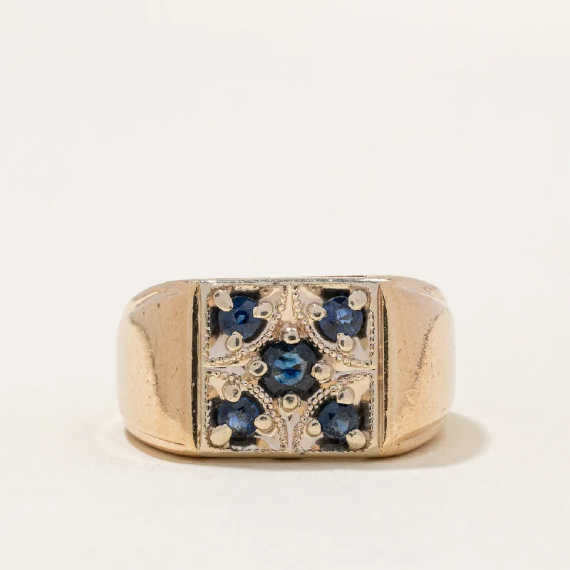 Elegant Jewelry, Affordable Luxury – Shop Now Sapphire Cocktail Ring | 0.76ctw | SZ 10.5 |