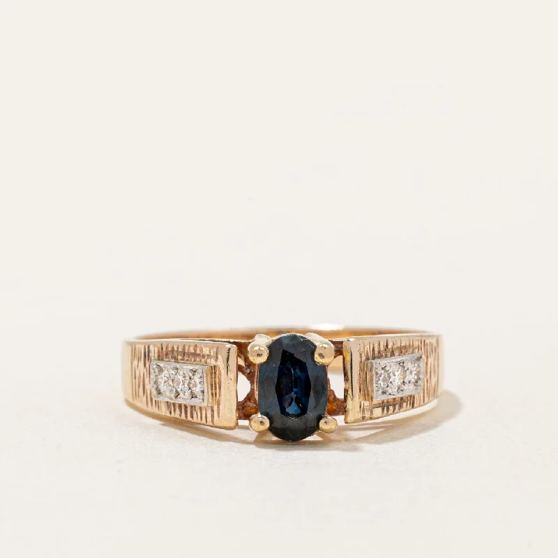 Luxury Jewelry Without The Luxury Price Tag Sapphire & Diamond Ring | 0.50ct, 0.09ctw | SZ 7 |