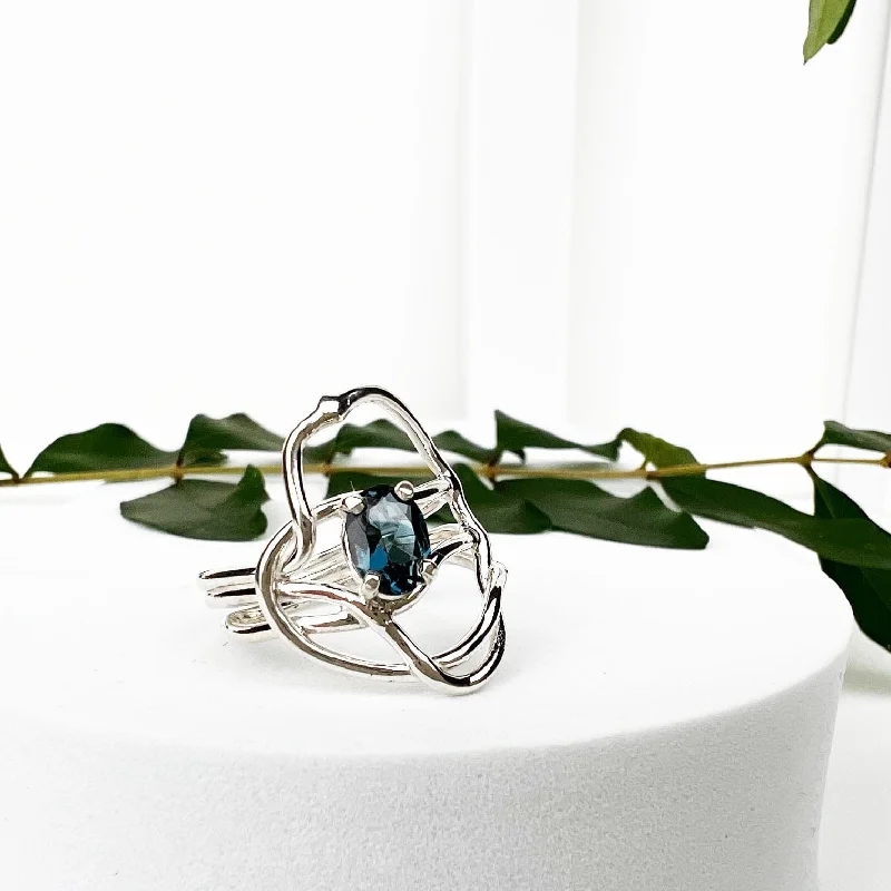 Stunning Jewelry Pieces At The Lowest Prices Ever Silver London Blue Topaz Entwined Ring