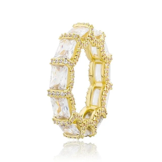 Elegant Jewelry Pieces At Unbelievable Prices Square Baguette Ring – GOLD