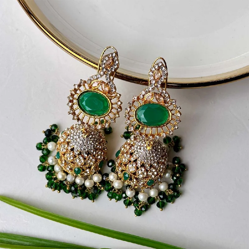 Sunaina Jhumkay (Green)