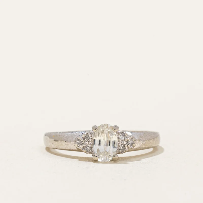 Zircon & Diamond Ring | 0.50ct, 0.03ctw | SZ 5.25 |