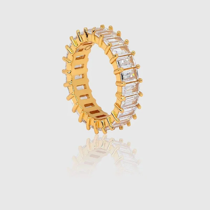 Dazzle With Discounts – Shop Jewelry On Sale BAGUETTE RING - Gold