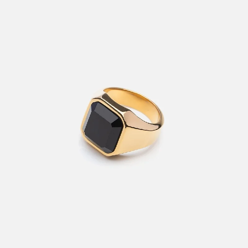 Limited-Time Offer On Premium Jewelry Collections Black Mirror Band - Gold