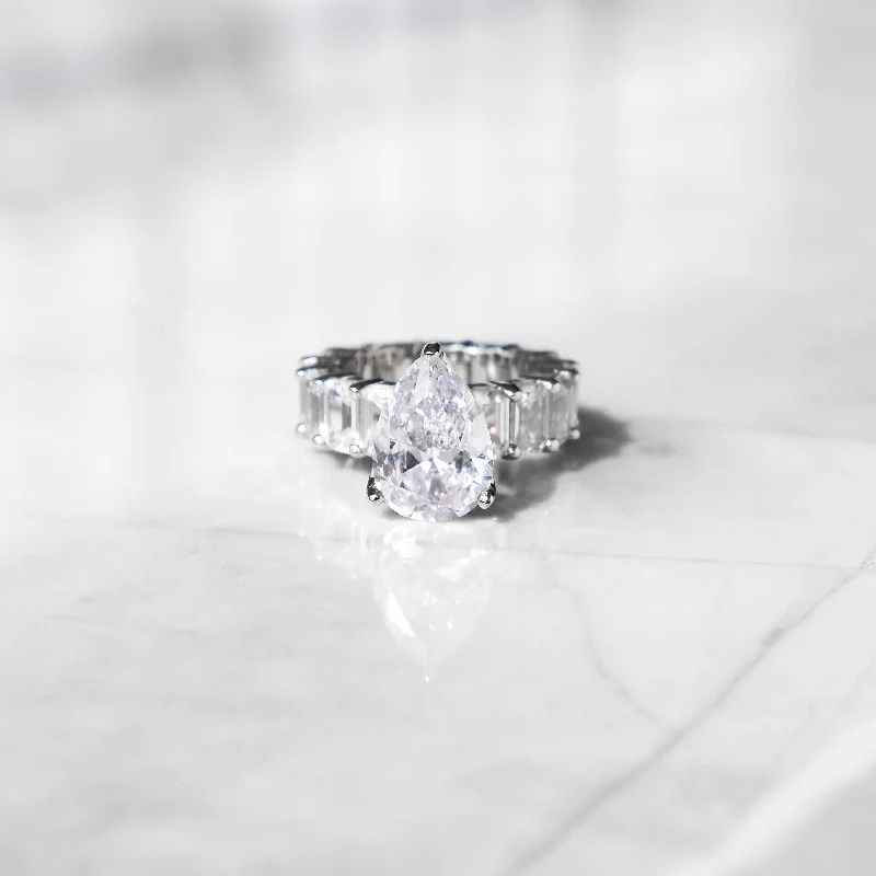 The Perfect Jewelry Piece At The Perfect Price Cut Ring - White Gold