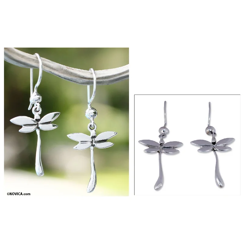 Flash Jewelry Sale – Get Stunning Pieces At Low Prices Dragonfly Mystery Sterling Silver Earrings