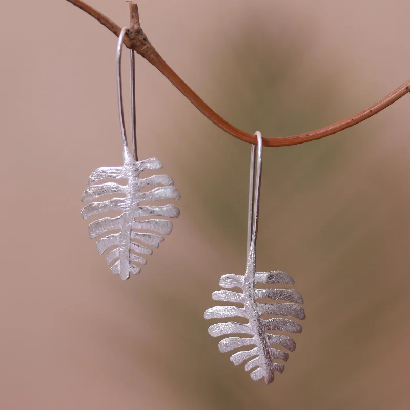 Once-A-Year Jewelry Sale – Grab Your Favorites Now Monstera Beauty Sterling Silver Drop Earrings Shaped Like Monstera Leaves