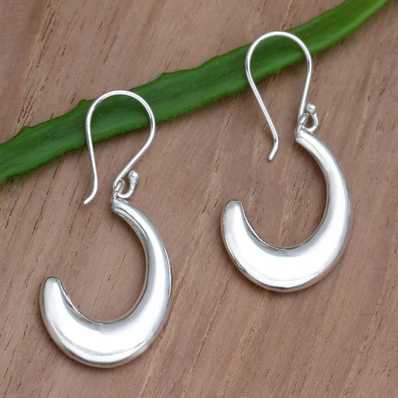 Dainty And Elegant Jewelry Now At Reduced Prices Pause and Breathe Hand Made Sterling Silver Dangle Earrings