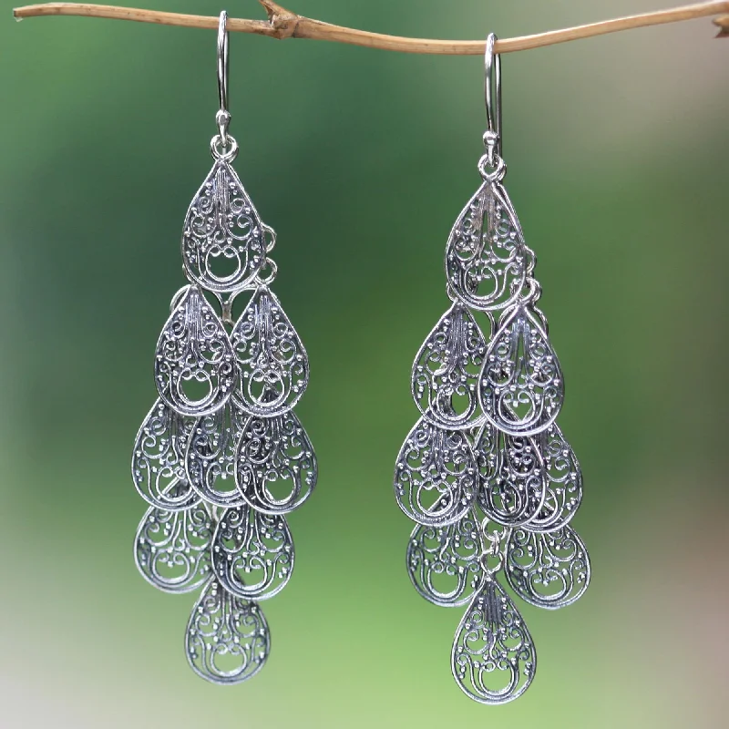 Jewelry Sale Alert – Shop Timeless Elegance Today Raindrops Sterling Silver  Earrings