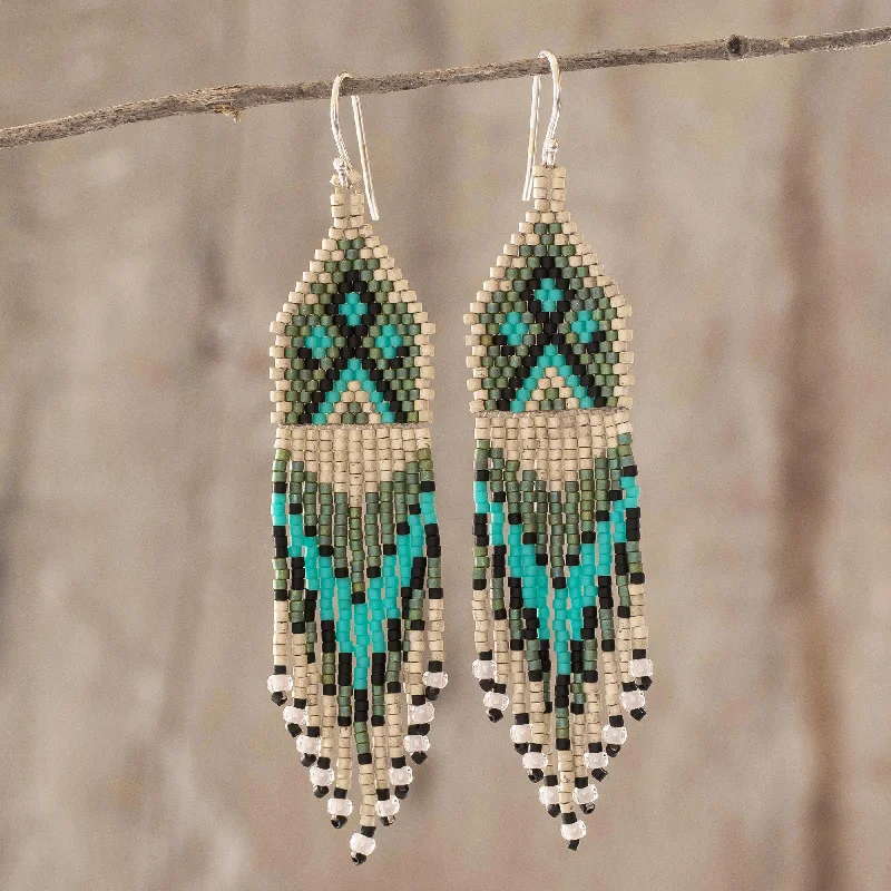 Timeless Beauty, Unbeatable Deals – Jewelry Sale On Santiago Kites Long Beaded Waterfall Earrings