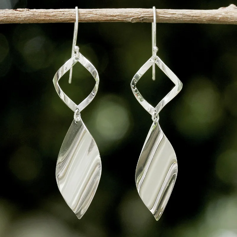 Grab Stylish Jewelry Before The Sale Ends Shimmering Helicopters Sleek Handcrafted Sterling Silver Contemporary Thai Earrings