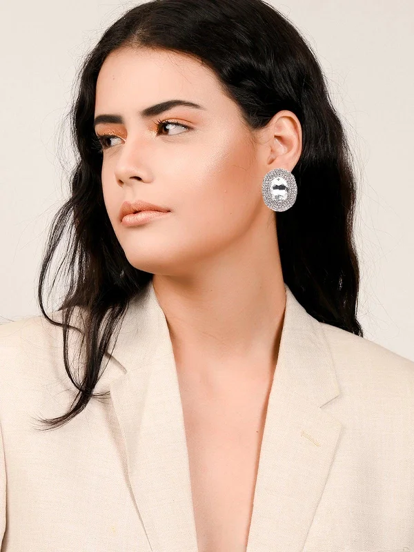 Jewelry Flash Sale – Stylish Designs At Unbeatable Rates Odette Women Silver Metal Earrings