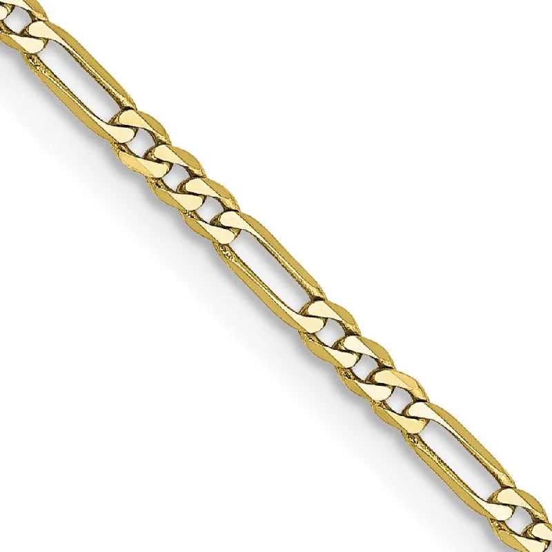 10KT Yellow Gold 20-inch 1.75MM Lobster Clasp Figaro Chain