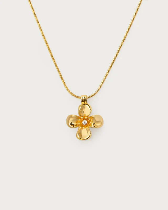 Cruz Flor Necklace