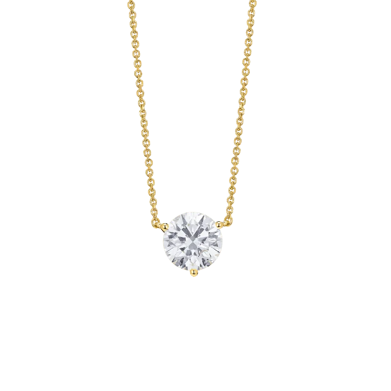 The Round Brilliant Solitaire Pendant