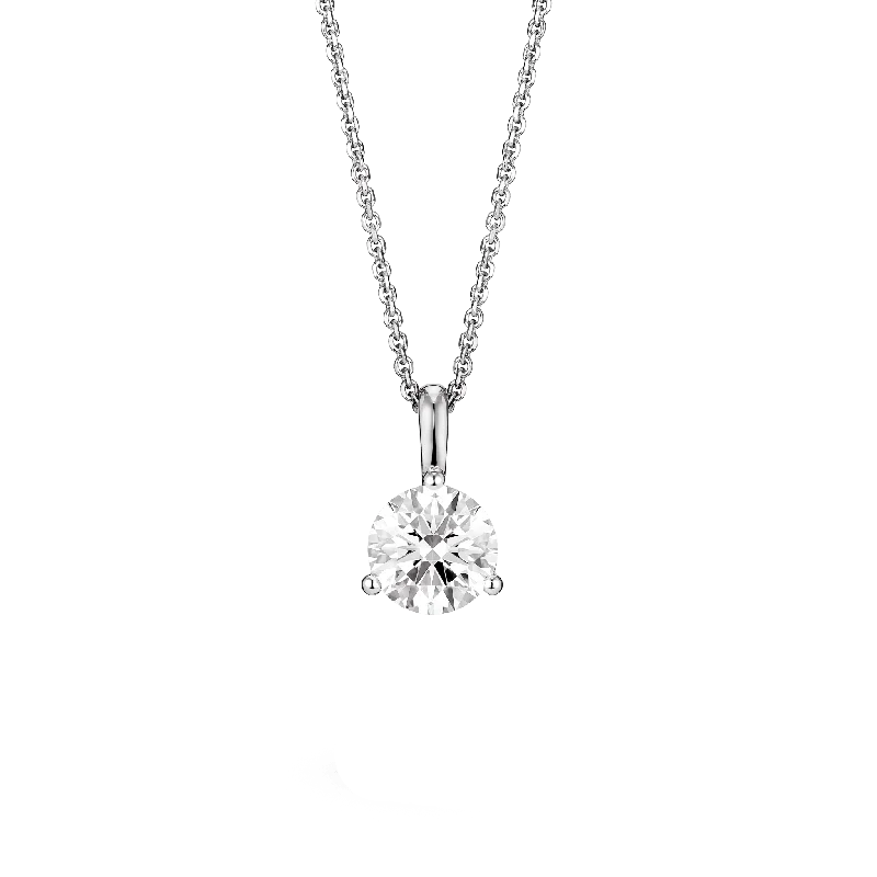 The Round Brilliant Solitaire Bale Pendant