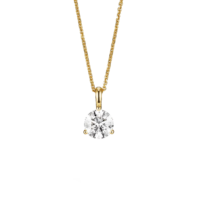 The Round Brilliant Solitaire Bale Pendant