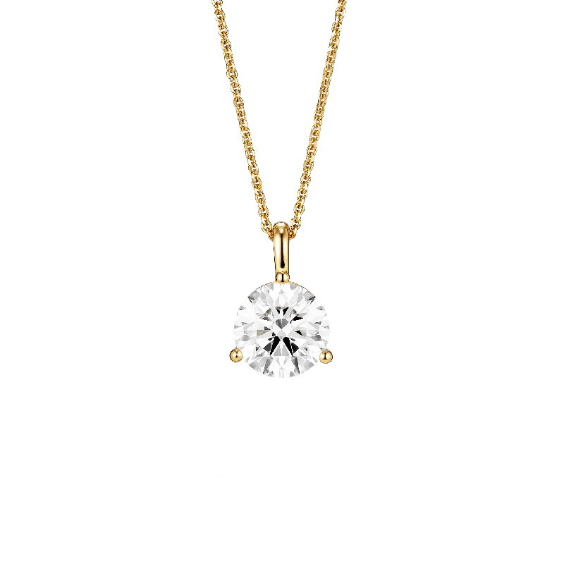 The Round Brilliant Solitaire Bale Pendant