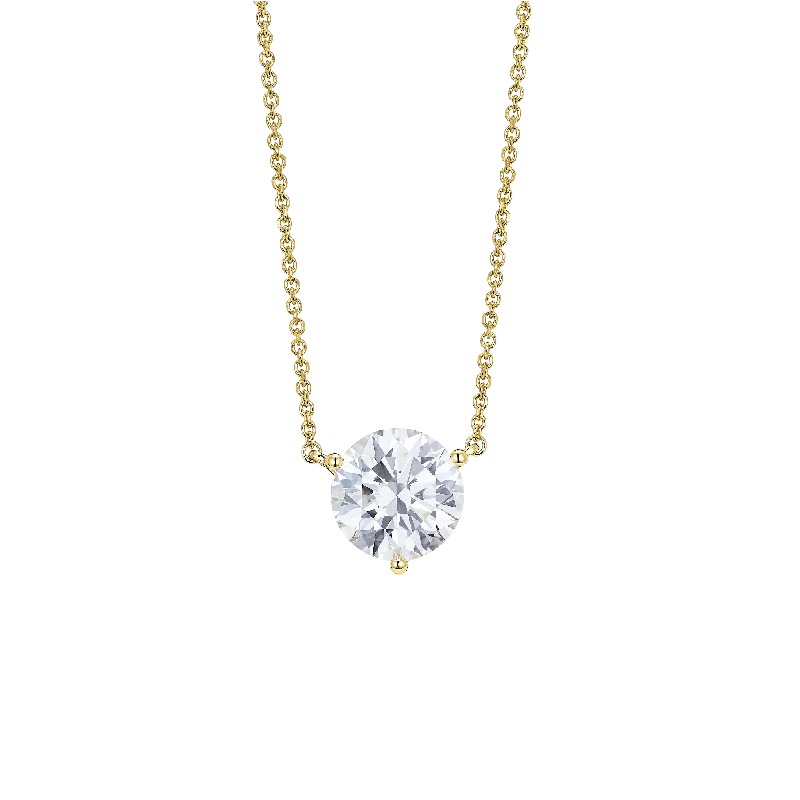 The Round Brilliant Solitaire Pendant