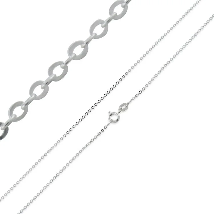 Sterling Silver 18-inch Cable Chain