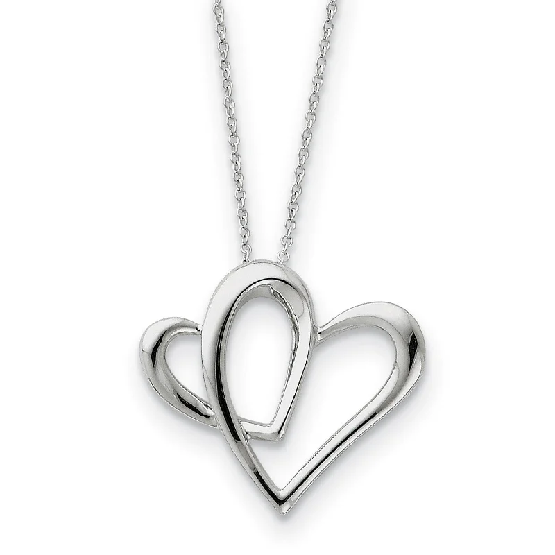 Sterling Silver Mother A Part of My Heart 18in Pendant