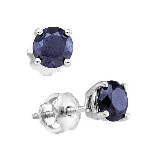 Affordable Luxury Jewelry For Every Occasion 1/2 CTW Diamond Solitaire Stud Earrings in 10KT White Gold