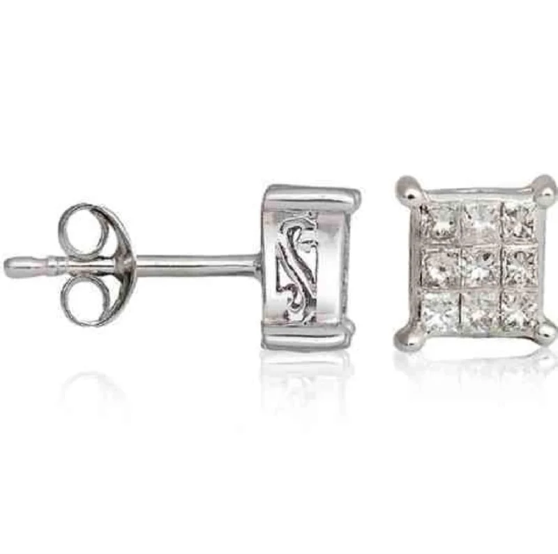 Huge Savings On Timeless Jewelry Collections 1/4 CTW Diamond Stud Earrings in 14KT White Gold