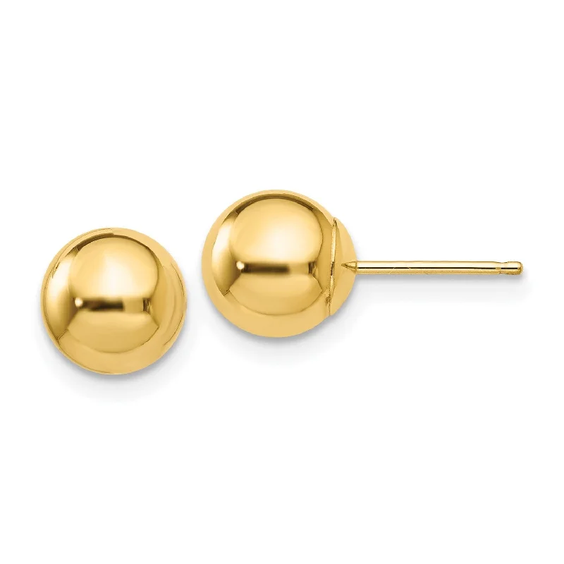 Seasonal Jewelry Sale – Upgrade Your Style Today 14KT Yellow Gold 5MM 5MM Stud Earrings