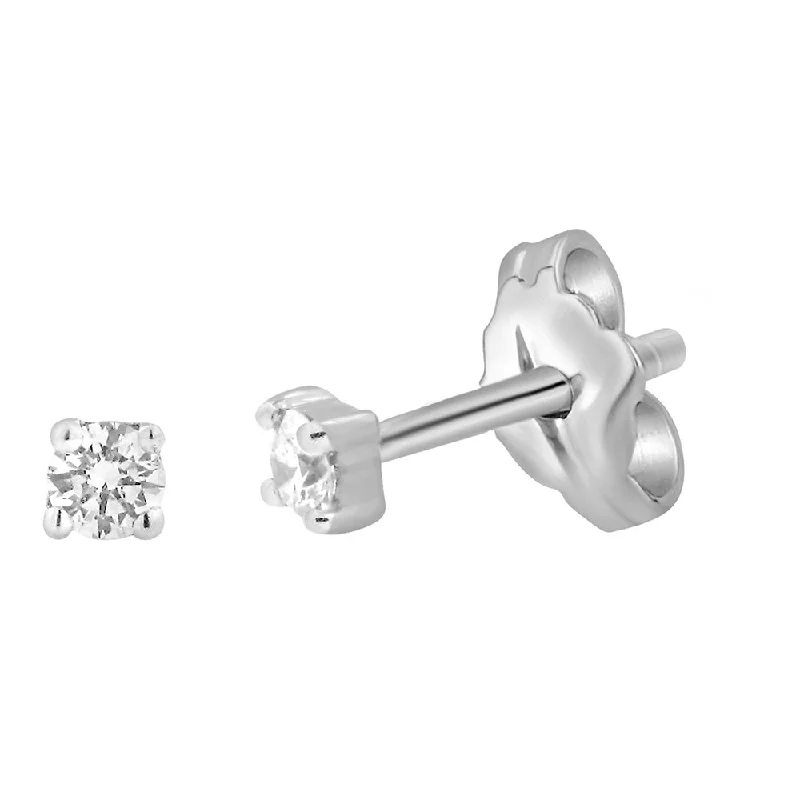 Exclusive Online Discounts On Stylish Jewelry 9ct White Gold  0.10 Carat Diamond Stud Earrings