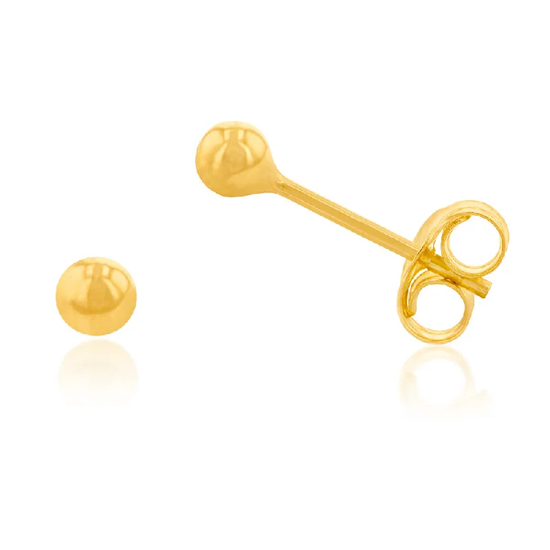 Jewelry Sale – Exclusive Styles At Lower Prices 9ct Yellow Gold 3mm Ball Stud Earrings