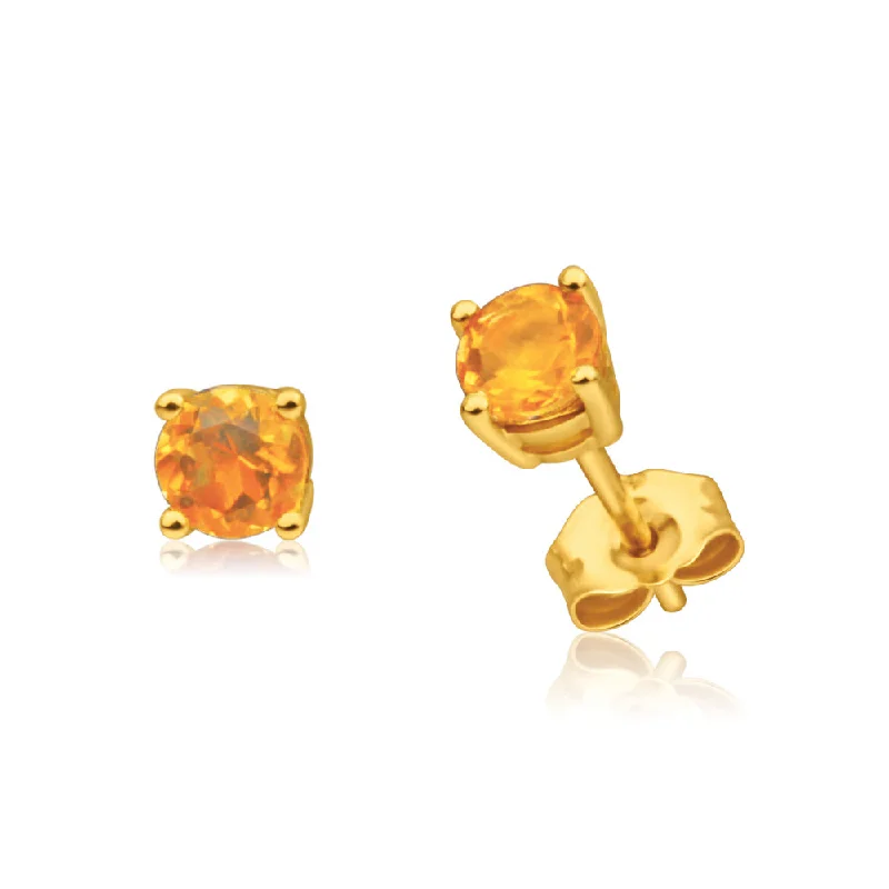 Accessorize For Less – Luxury Jewelry At Affordable Prices 9ct Yellow Gold Citrine Stud Earrings