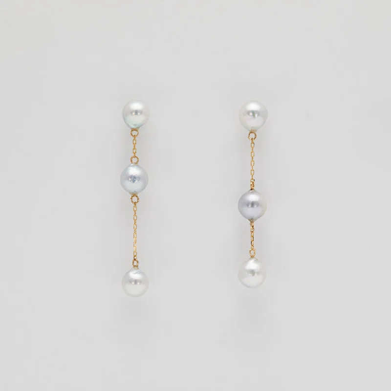 One-of-a-Kind Akoya Pearl Drop Earrings | APE27-OOAK