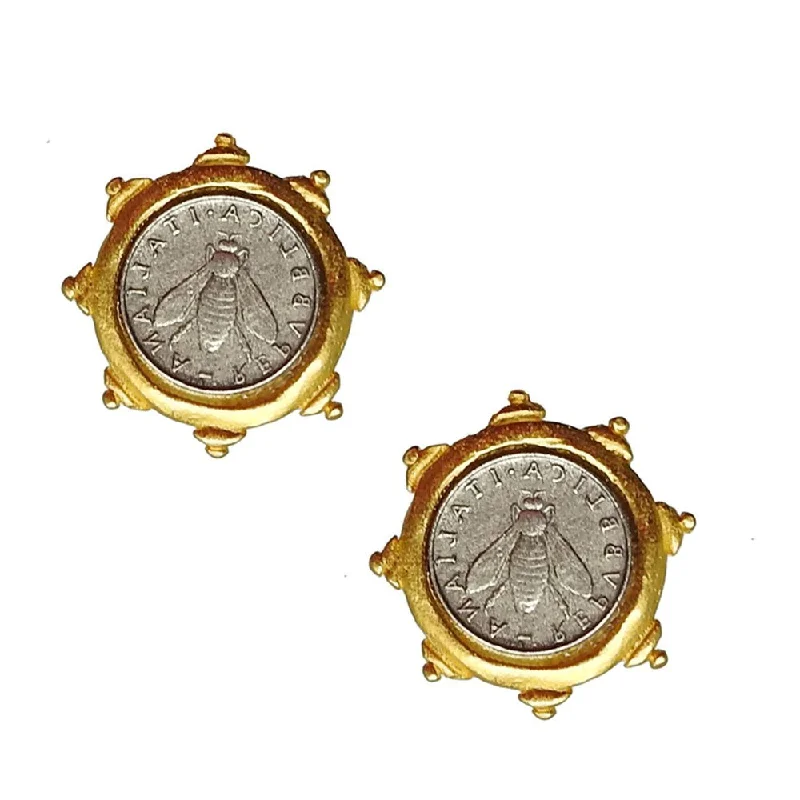 Best Jewelry Deals – Shop Premium Pieces At Great Prices Bee Coin Stud Earrings