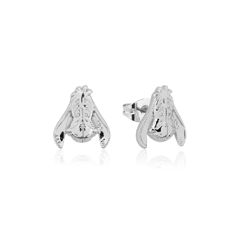 Bestselling Jewelry Now On Sale – Elevate Your Look Disney White Gold Plated Winnie The Pooh Eeyore 10mm Stud Earrings